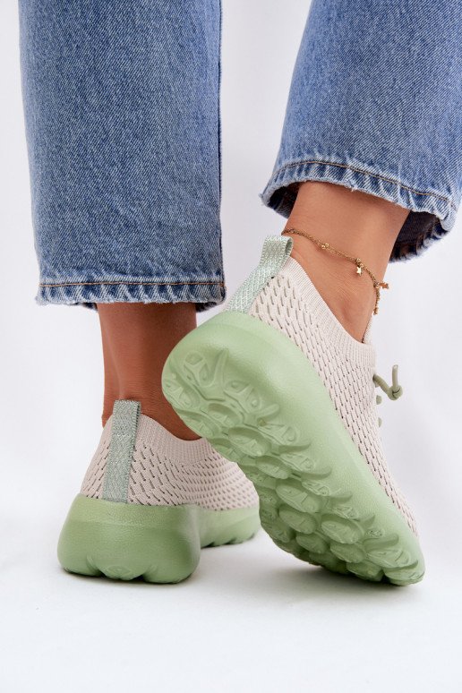 materiál tenisky Dámske béžová Helinae