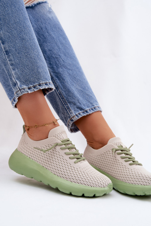 materiál tenisky Dámske béžová Helinae