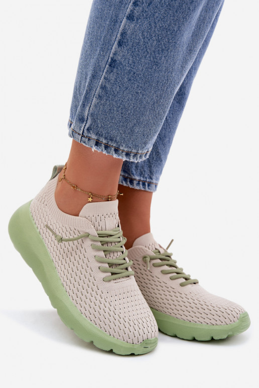 materiál tenisky Dámske béžová Helinae