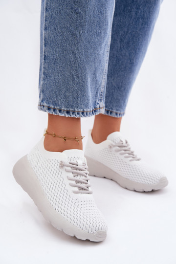 materiál tenisky Dámske biela farba Helinae 2