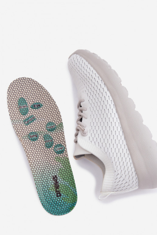 materiál tenisky Dámske biela farba Helinae