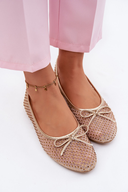 Sieťovina Balerínky S Dekoráciou Vinceza 62270 zlatej farby