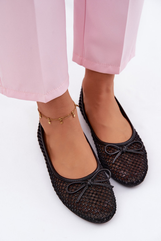 Sieťovina Balerínky S Dekoráciou Vinceza 62270 čierna