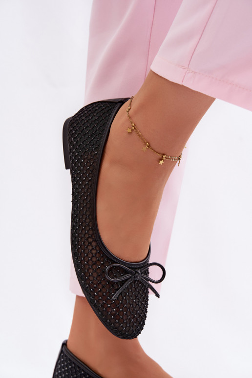 Sieťovina Balerínky S Dekoráciou Vinceza 62270 čierna