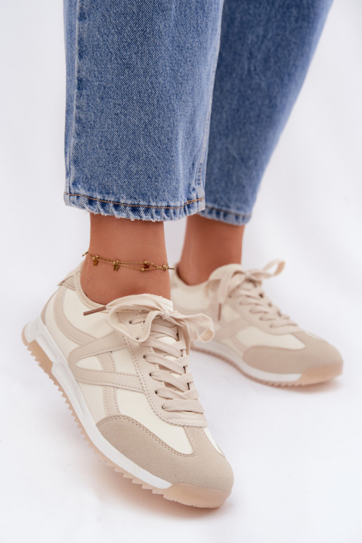 Tenisky model obuvi Dámske Vinceza 11674 béžová