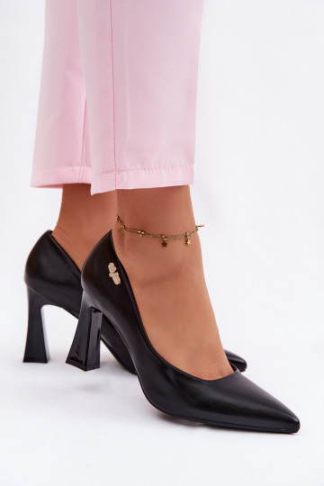 Elegantný štýl Topánky s podpätkami Vinceza 62276 čierna 2