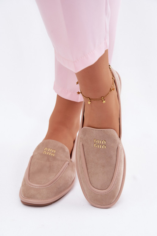 rovná sa dámske mokasínyLamóInką Vinceza 62271 béžová