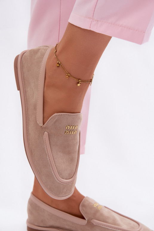 rovná sa dámske mokasínyLamóInką Vinceza 62271 béžová