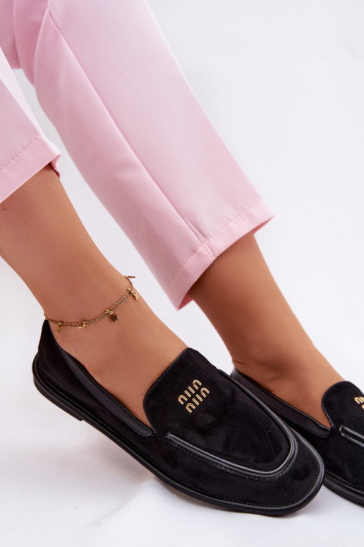 rovná sa dámske mokasínyLamóInką Vinceza 62271 čierna