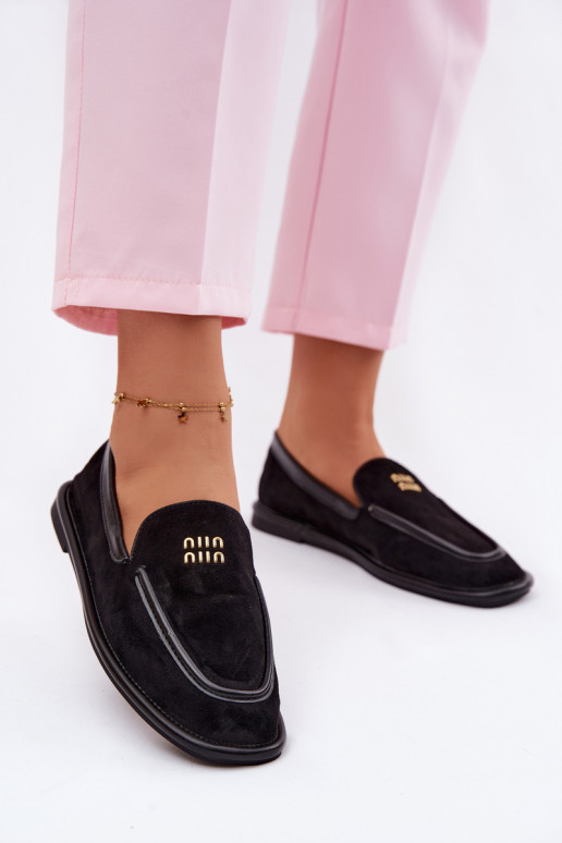 rovná sa dámske mokasínyLamóInką Vinceza 62271 čierna