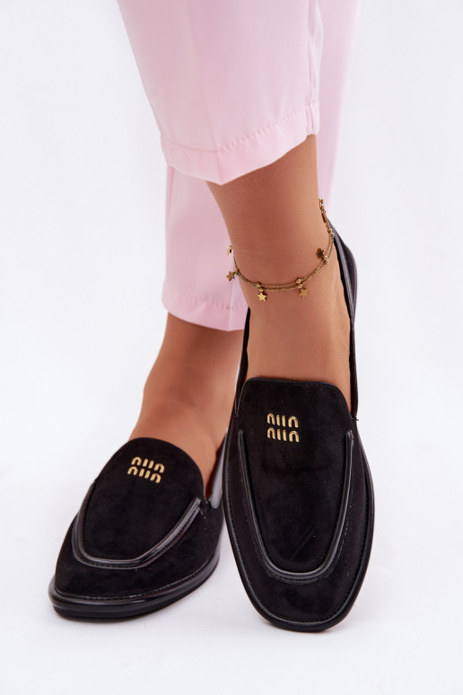 rovná sa dámske mokasínyLamóInką Vinceza 62271 čierna
