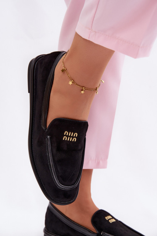 rovná sa dámske mokasínyLamóInką Vinceza 62271 čierna