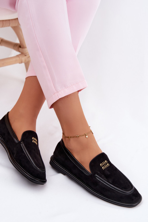 rovná sa dámske mokasínyLamóInką Vinceza 62271 čierna