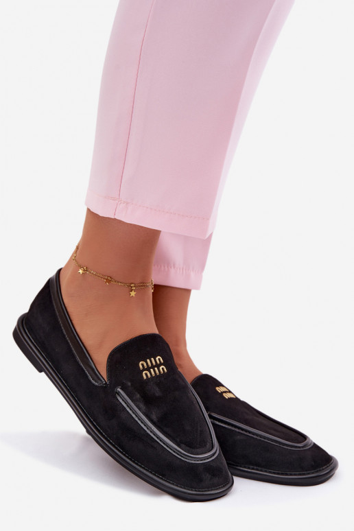 rovná sa dámske mokasínyLamóInką Vinceza 62271 čierna
