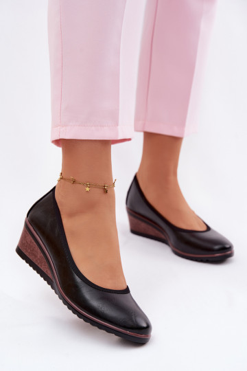 topánky Dámske s platformou Vinceza 58628 čierna 2