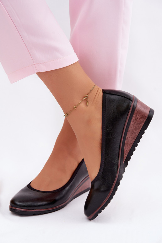 topánky Dámske s platformou Vinceza 58628 čierna