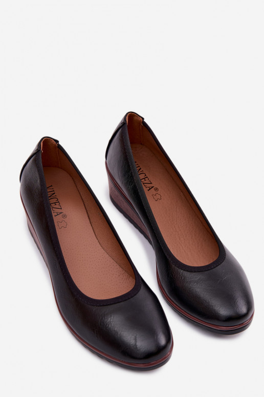 topánky Dámske s platformou Vinceza 58628 čierna