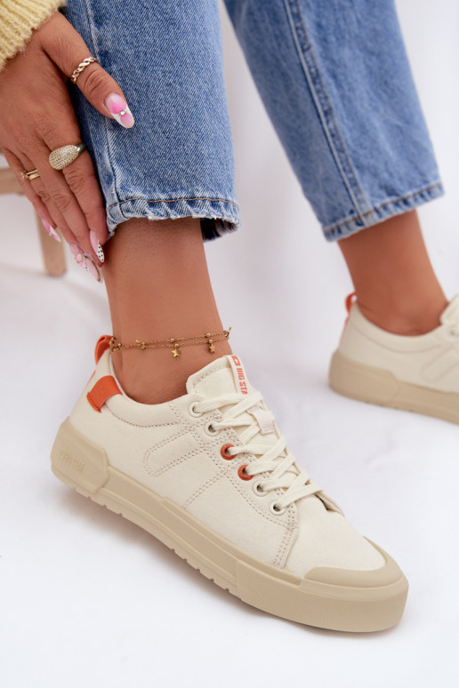 Bežná obuv Big Star NN274445 Memory Foam System béžová