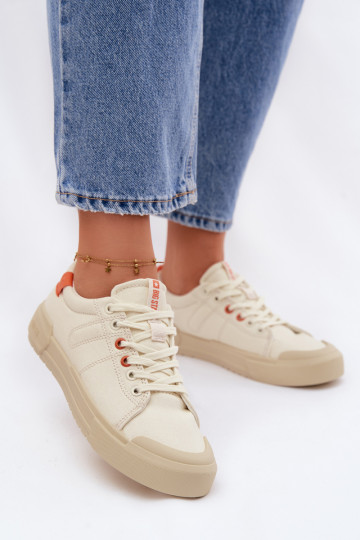 Bežná obuv Big Star NN274445 Memory Foam System béžová 2