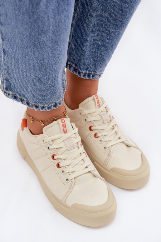 Bežná obuv Big Star NN274445 Memory Foam System béžová