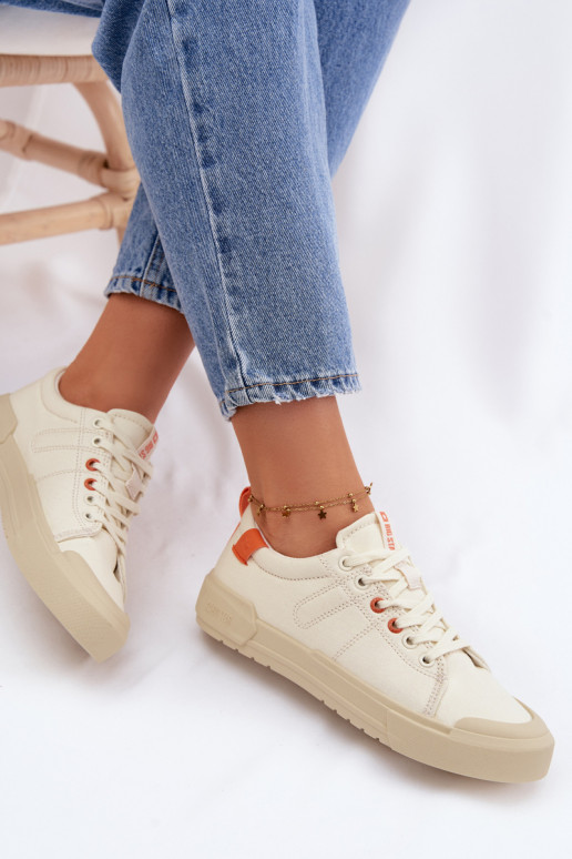 Bežná obuv Big Star NN274445 Memory Foam System béžová