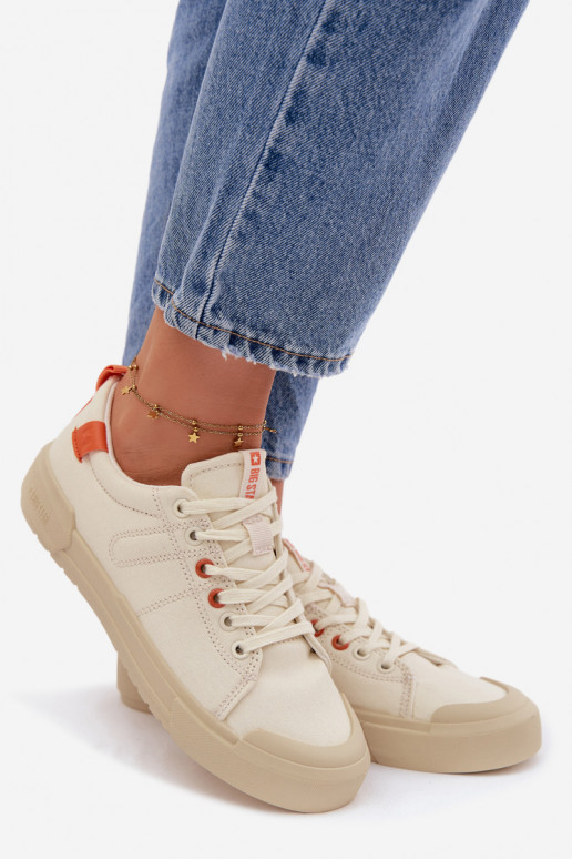 Bežná obuv Big Star NN274445 Memory Foam System béžová