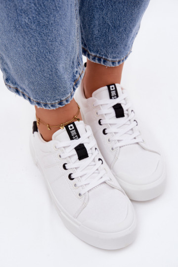 Bežná obuv Big Star NN274444 Memory Foam System biela farba