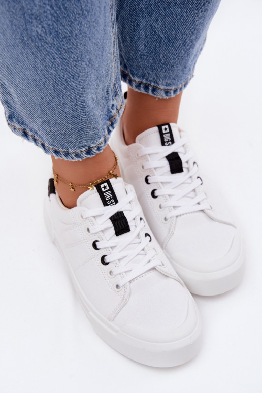 Bežná obuv Big Star NN274444 Memory Foam System biela farba