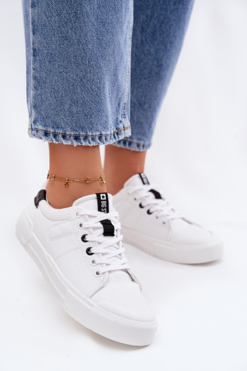 Bežná obuv Big Star NN274444 Memory Foam System biela farba 2