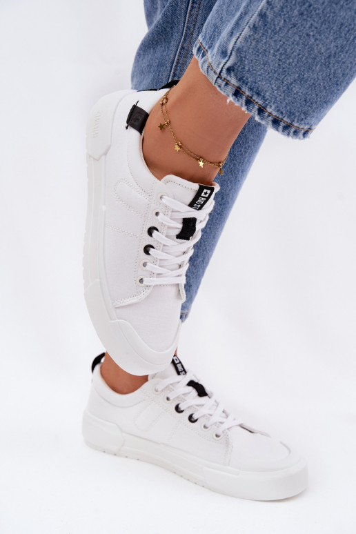 Bežná obuv Big Star NN274444 Memory Foam System biela farba