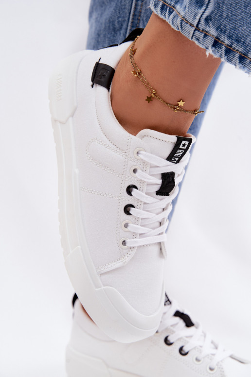 Bežná obuv Big Star NN274444 Memory Foam System biela farba