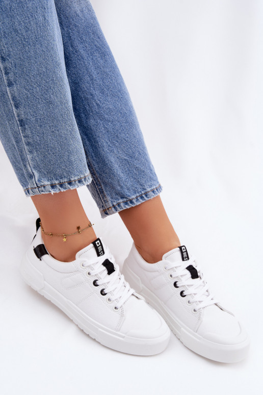 Bežná obuv Big Star NN274444 Memory Foam System biela farba