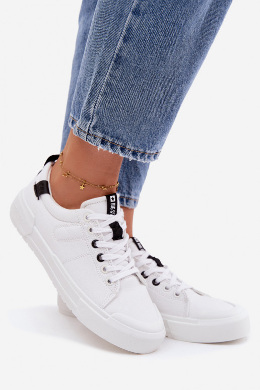 Bežná obuv Big Star NN274444 Memory Foam System biela farba