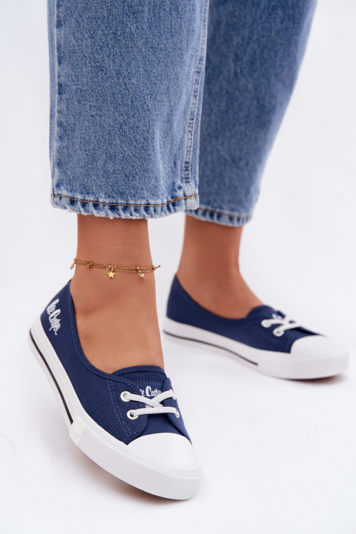 Tenisky Bežná obuv Lee Cooper LCIN-26-31-4355 tmavomodrá