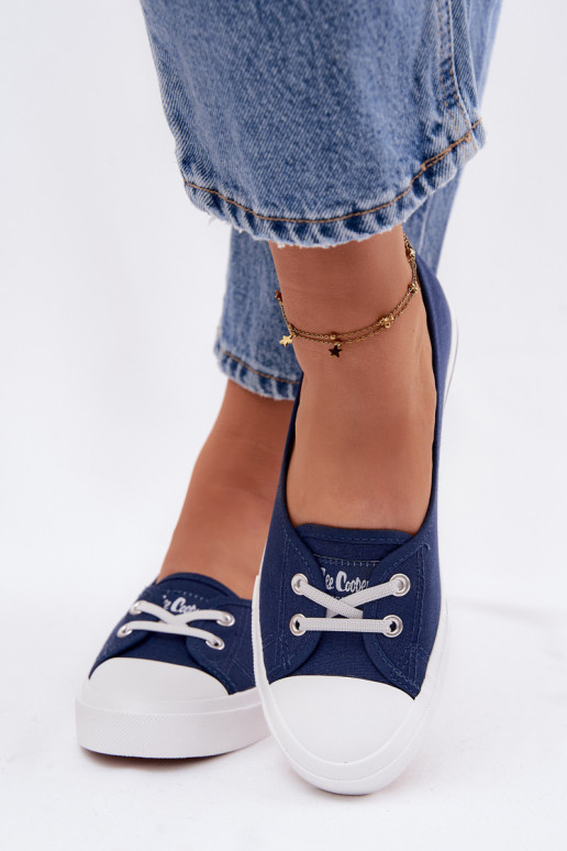 Tenisky Bežná obuv Lee Cooper LCIN-26-31-4355 tmavomodrá