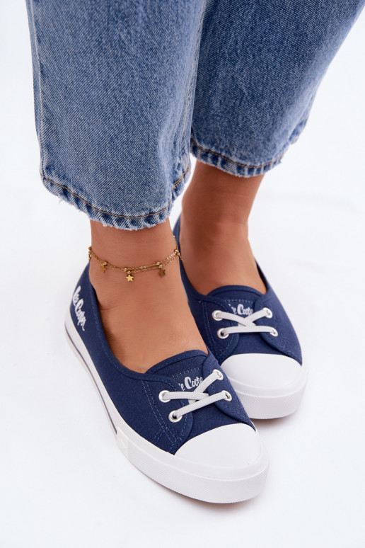 Tenisky Bežná obuv Lee Cooper LCIN-26-31-4355 tmavomodrá