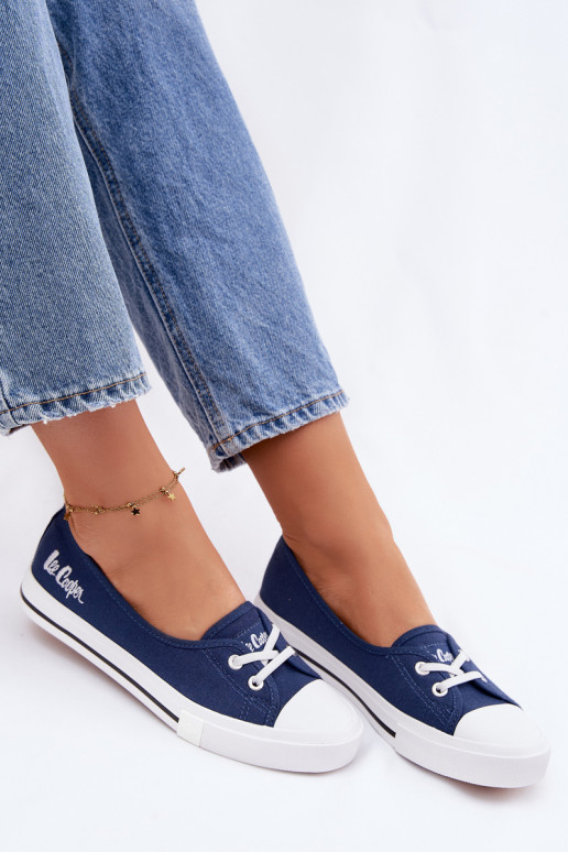 Tenisky Bežná obuv Lee Cooper LCIN-26-31-4355 tmavomodrá