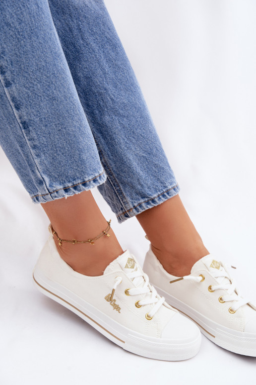 Bežná obuv Lee Cooper LCIN-26-02-4050 biela farba