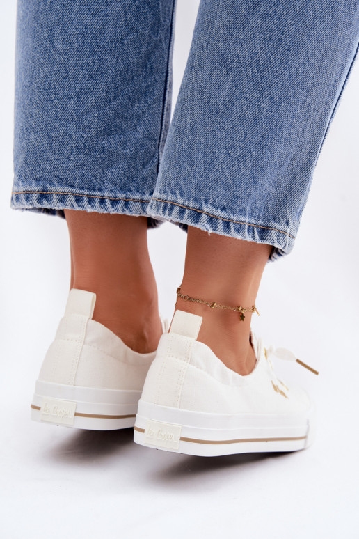 Bežná obuv Lee Cooper LCIN-26-02-4050 biela farba
