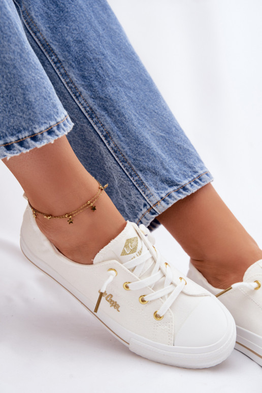 Bežná obuv Lee Cooper LCIN-26-02-4050 biela farba