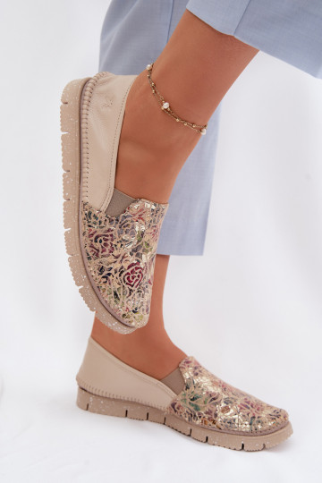 Dámske kožené nazúvacie topánky Máciejka 03512-67 Rôzne farby