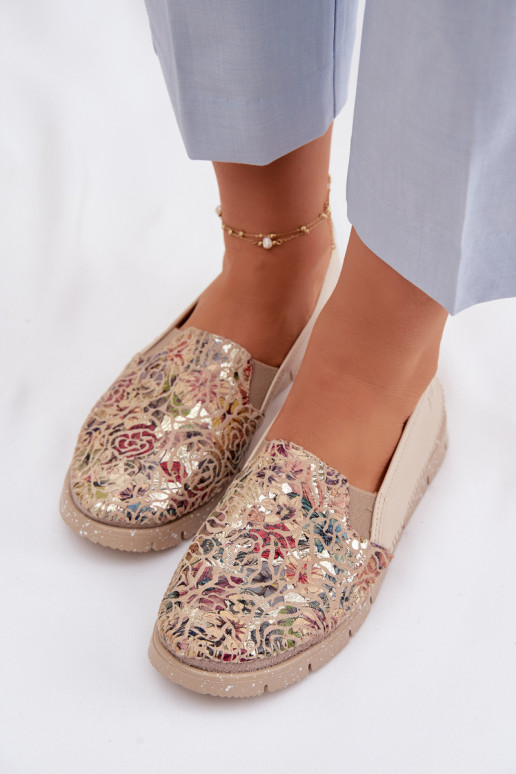 Dámske kožené nazúvacie topánky Máciejka 03512-67 Rôzne farby