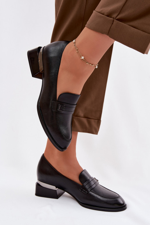 topánky Dámske Zapnuté Klocku Vinceza 58625 čierna