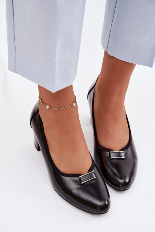 Topánky s podpätkami Vinceza 58622 čierna