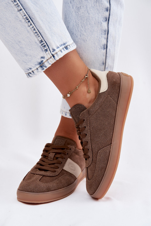 Tenisky model obuvi Dámske Big Star TT274116 Hnedá farba