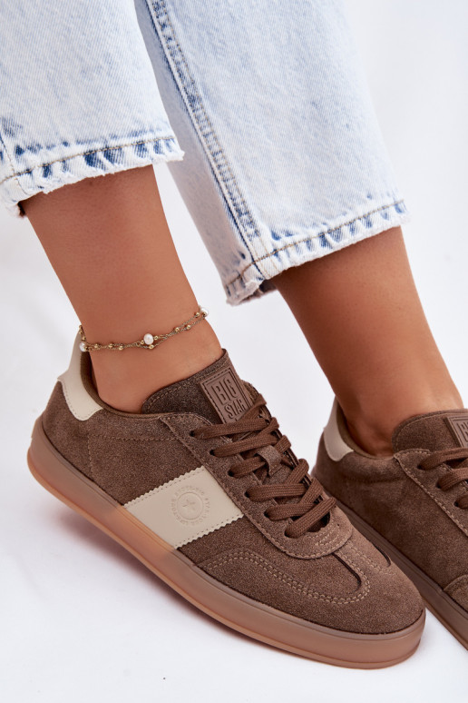 Tenisky model obuvi Dámske Big Star TT274116 Hnedá farba