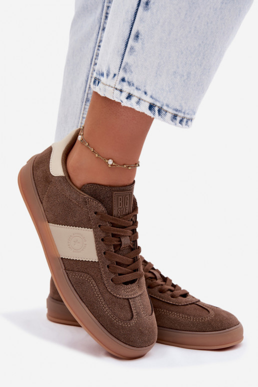 Tenisky model obuvi Dámske Big Star TT274116 Hnedá farba