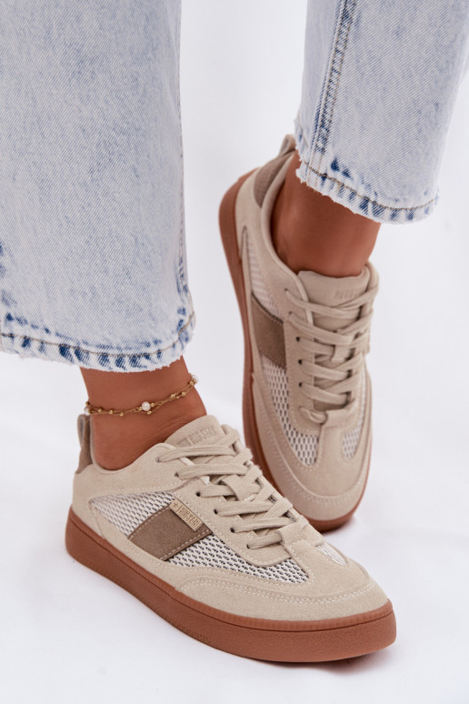 Tenisky model obuvi Dámske Big Star TT274759 béžová