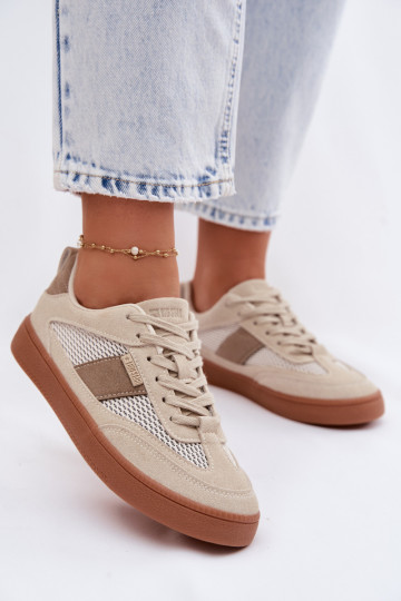 Tenisky model obuvi Dámske Big Star TT274759 béžová 2