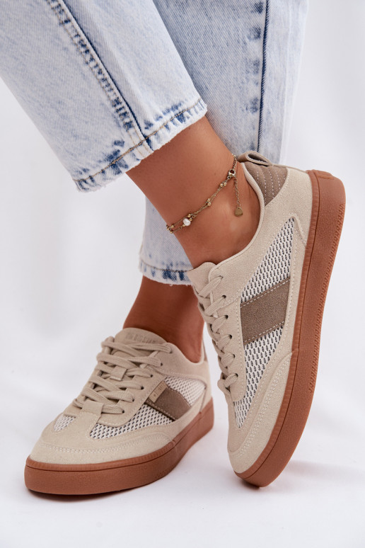 Tenisky model obuvi Dámske Big Star TT274759 béžová